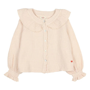 Búho - Blusa Plumeti de Algodón Orgánico | Rosa Palo