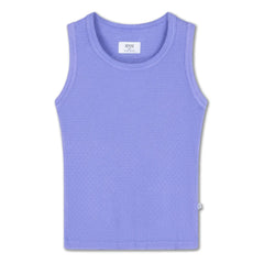 Repose AMS - Camiseta de tirantes acanalada de algodón orgánico | Lila
