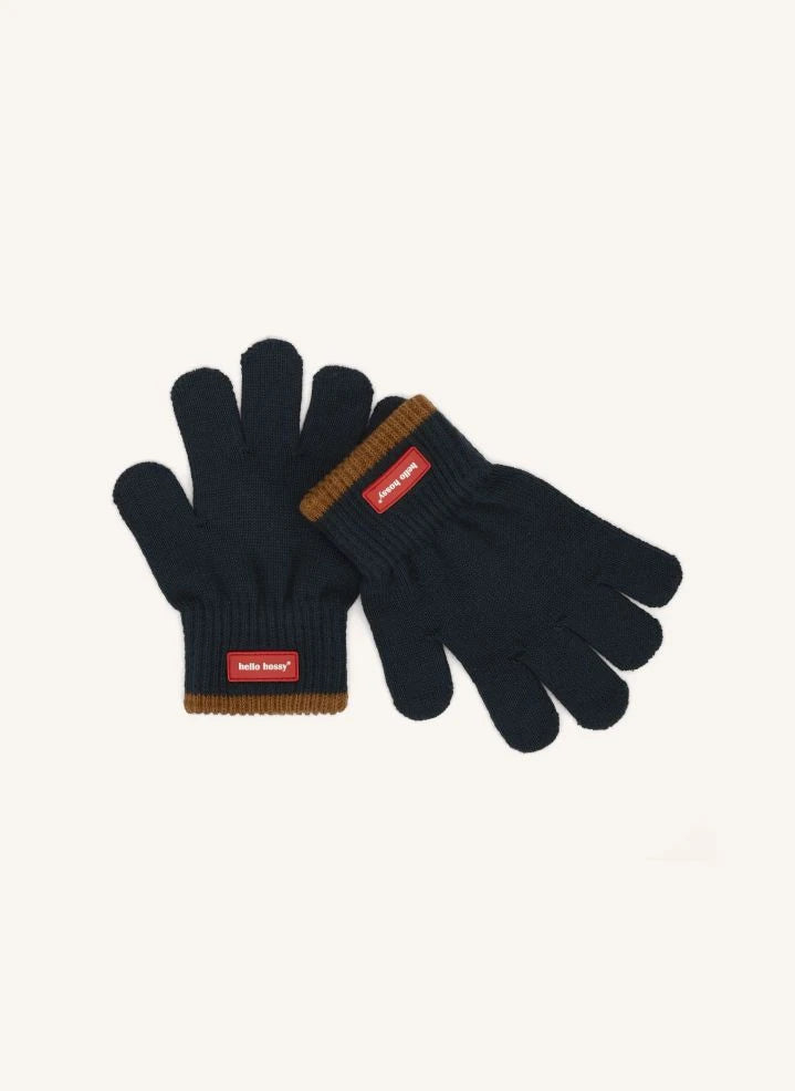 Hello Hossy - Guantes Handy Polo de Algodón Orgánico | Azul
