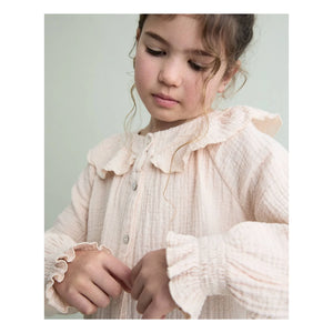 Búho - Blusa Plumeti de Algodón Orgánico | Rosa Palo