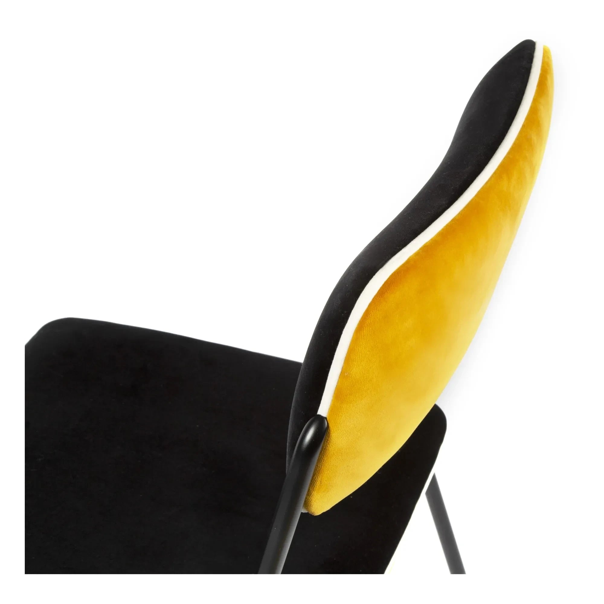 Maison Sarah Lavoine - Silla de terciopelo Double Jeu | Mostaza