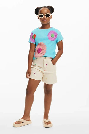 Short Vaquero Niño Desigual