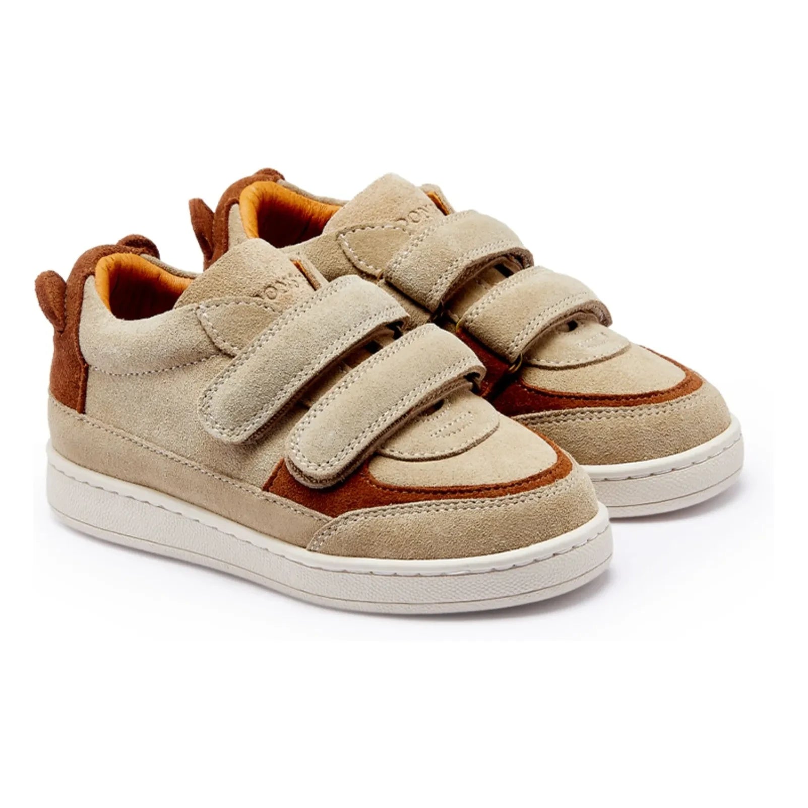 Donsje - Zapatillas de gamuza con arañazos de oso Rinon | Beige