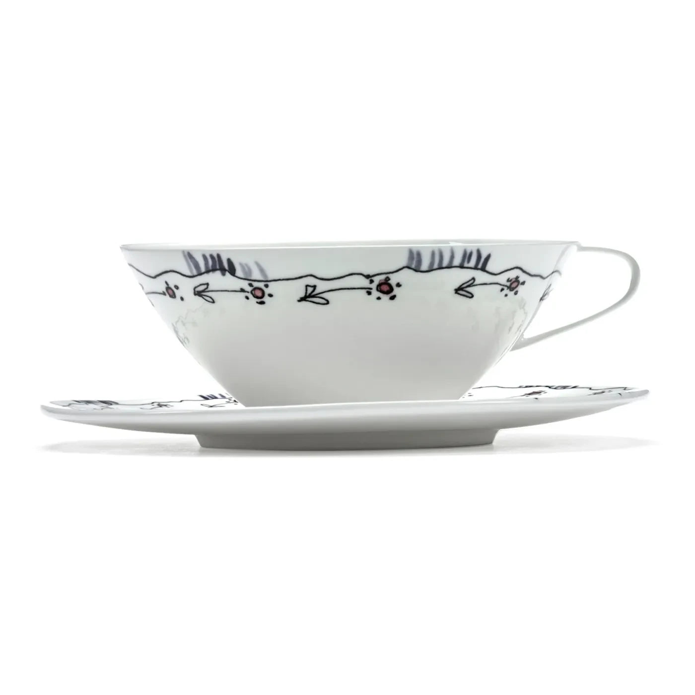 Taza y platillo Serax - Anemone, juego de 2 Serax for Marni | Leche