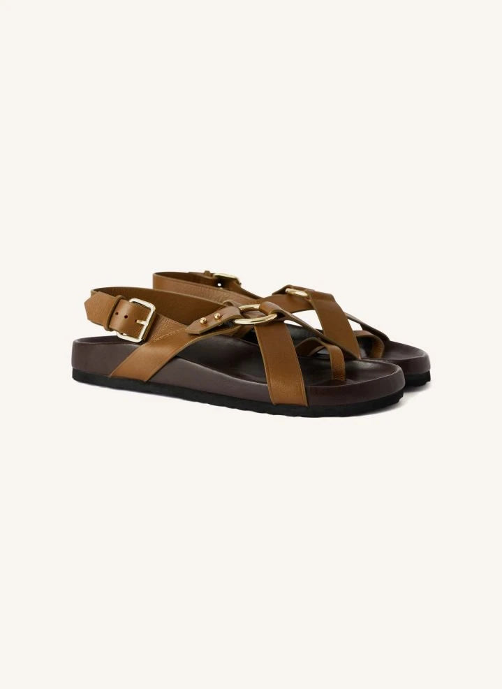 Soeur - Sandalia de cuero mexicana | Bronce