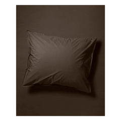 Suite 702 - Funda de almohada de percal orgánico - Café marrón | Café