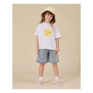 Goldie + Ace - Exclusive Goldie+Ace x Smallable - Camiseta Oversize Soleil | Blanco