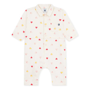 Petit Bateau - Combination Hearts | Ekru