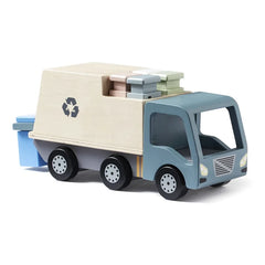 Kid's Concept - Camión de Basura de Madera de Juguete