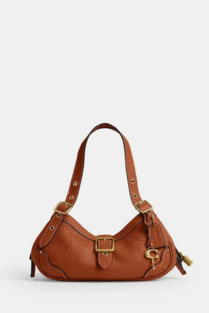 Bolso Drifter pequeño de cuero Coach