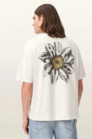 Camiseta extragrande de algodón AllSaints para hombre PETALS