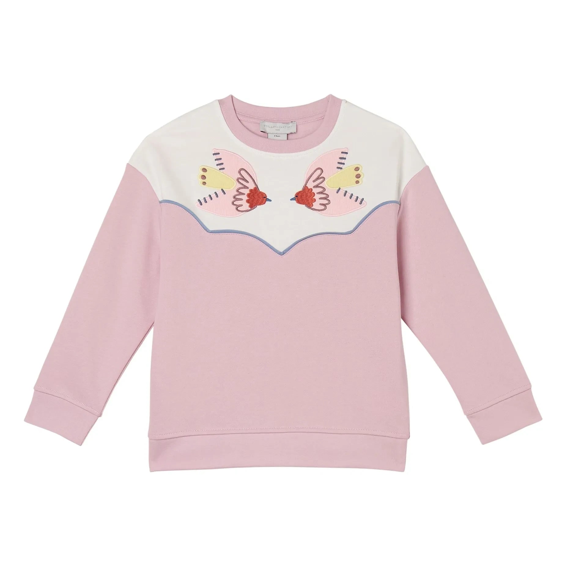 Stella McCartney Kids - Sudadera con estampado de pájaros | Lila