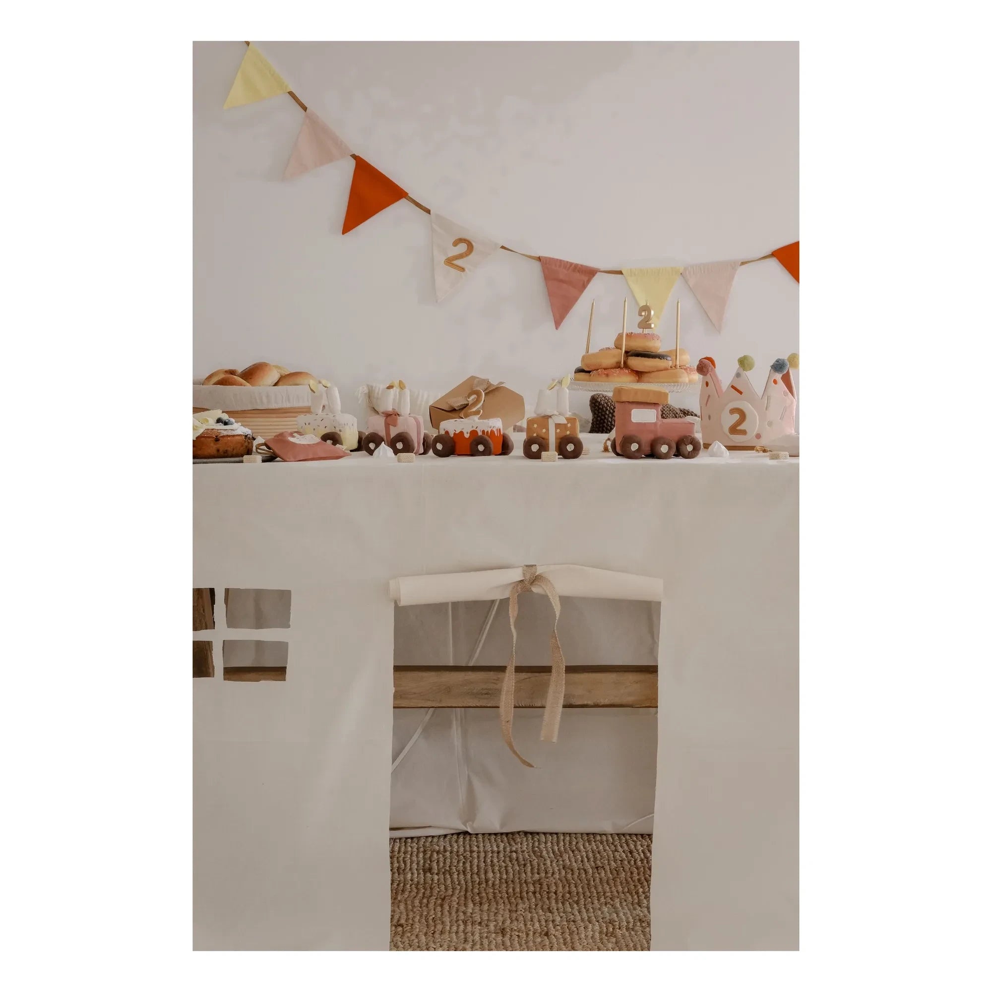Fabelab - Guirnalda de cumpleaños | Rosa