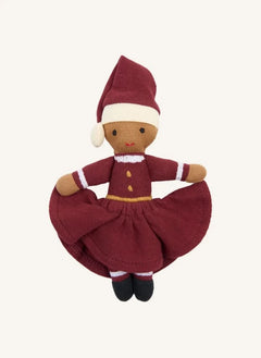 Fabelab - Muñeca Mrs. Claus de Tamaño de Mano | Rojo