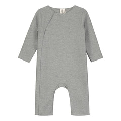 Gray Label - Pelele de algodón orgánico | Gris jaspeado