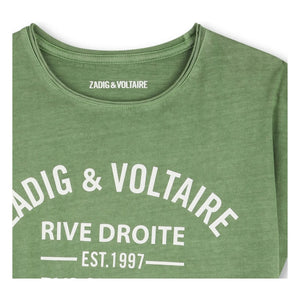 Zadig & Voltaire - Camiseta Logo Art Is Truth | Verde