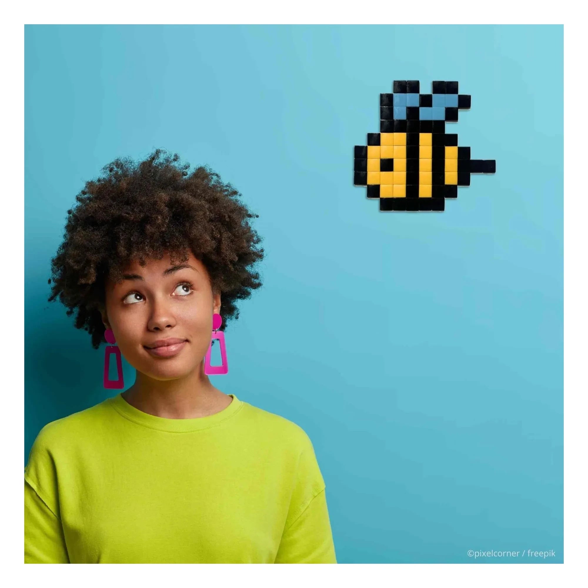 Pixel Corner - Kit de Pixel Art - Salva a Bzzz | Amarillo