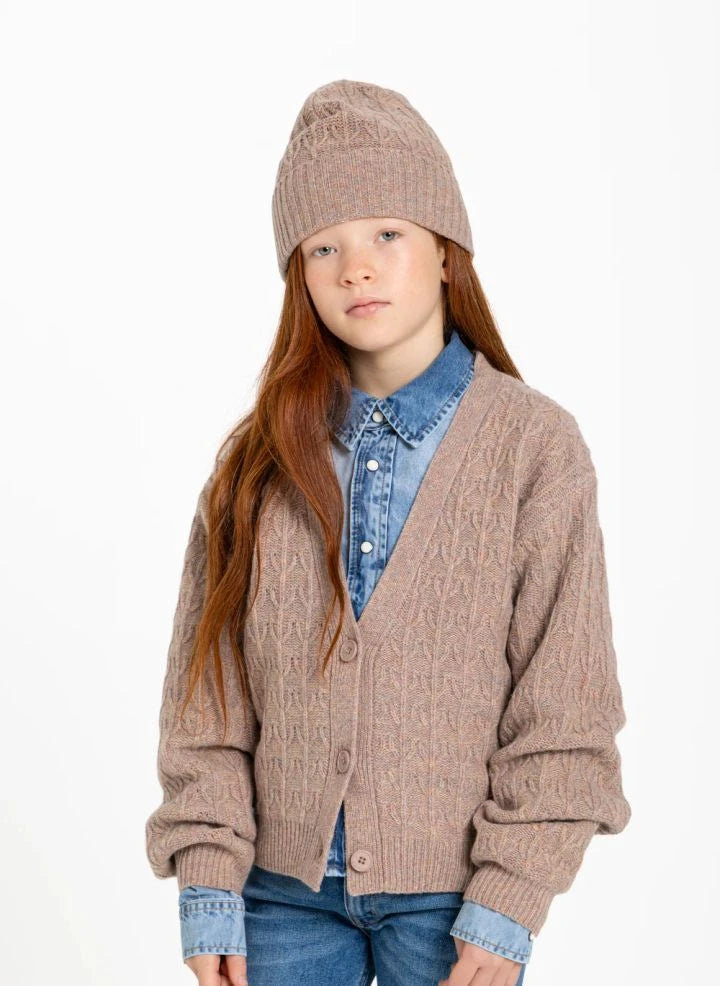 Hundred Pieces - Adel Cárdigan de Lana Merino | Rosa