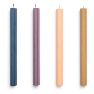 Hay - Velas Hexagonales Oscuras - Set de 4