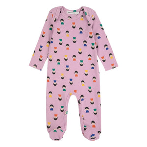 Bobo Choses - Conjunto de pijama largo y babero Pion | Lila