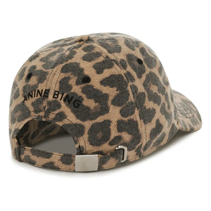 Anine Bing - Gorra Jeremy Leopard | Marrón