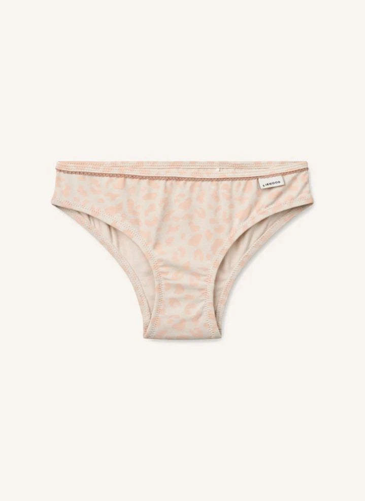 Liewood - Pack de 3 Bragas Aylin Leopardo de Algodón Orgánico | Rosa Claro