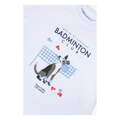 Tartine et Chocolat - Camiseta de perro Badminton Club | Blanco