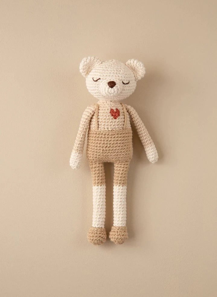 Patti Oslo - Oso de peluche con forma de corazón - Patti Oslo x Cosy Roots | Beige