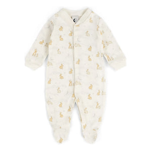 Sleepy Doe - Pijama con pies de conejo Algodón orgánico | Crudo