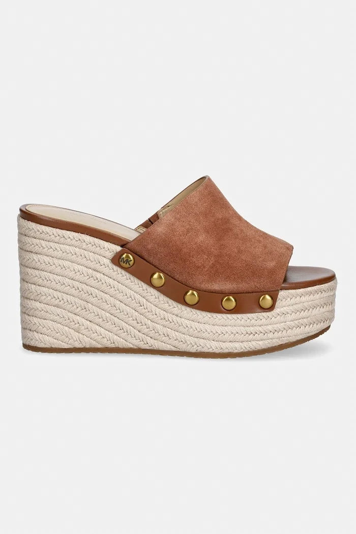 MICHAEL Michael Kors Sandalias de cuña de ante Mayes para mujer
