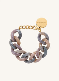 Vanessa Baroni - Flat Chain bileklik | Gri