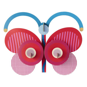 Studio Roof - Adorno de pared de mariposa - Studio Roof x Zoe Miller | Rosa