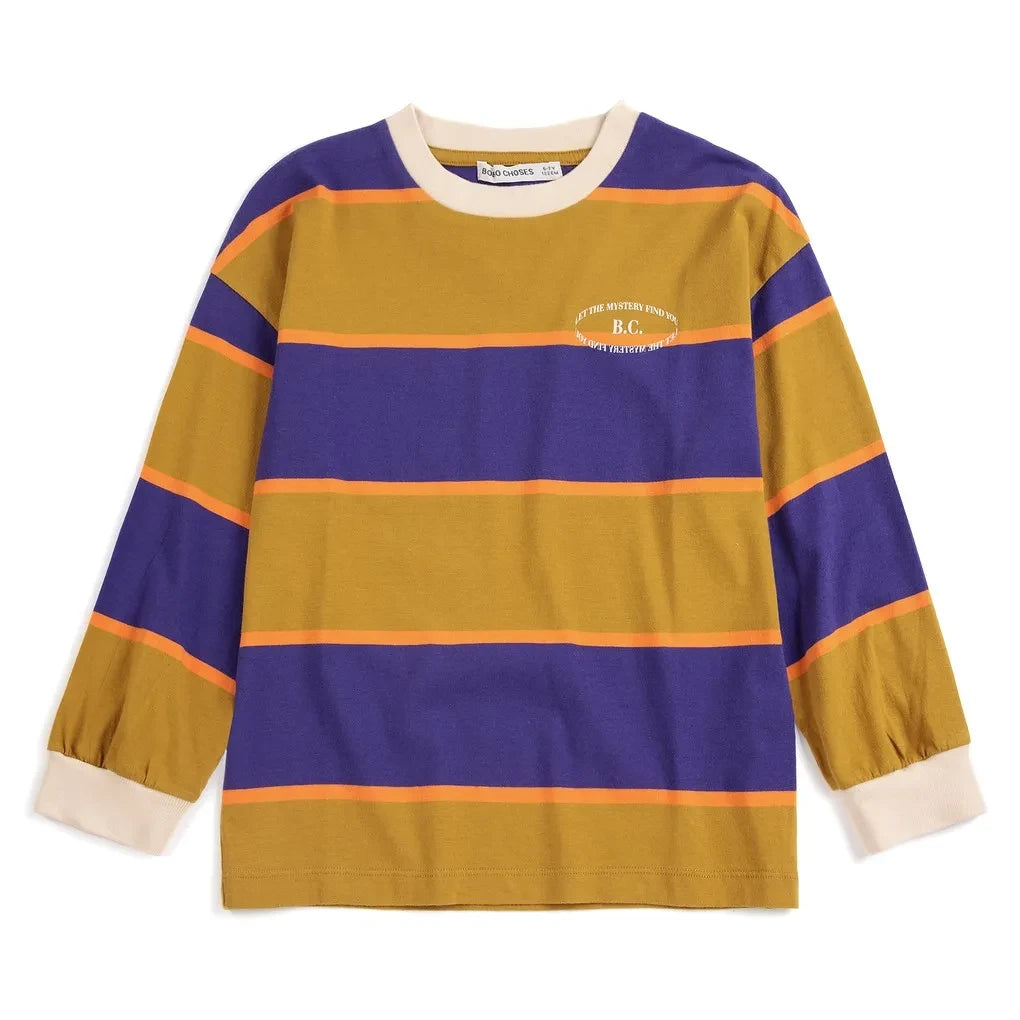 Bobo Choses - Camiseta de rayas | Morado