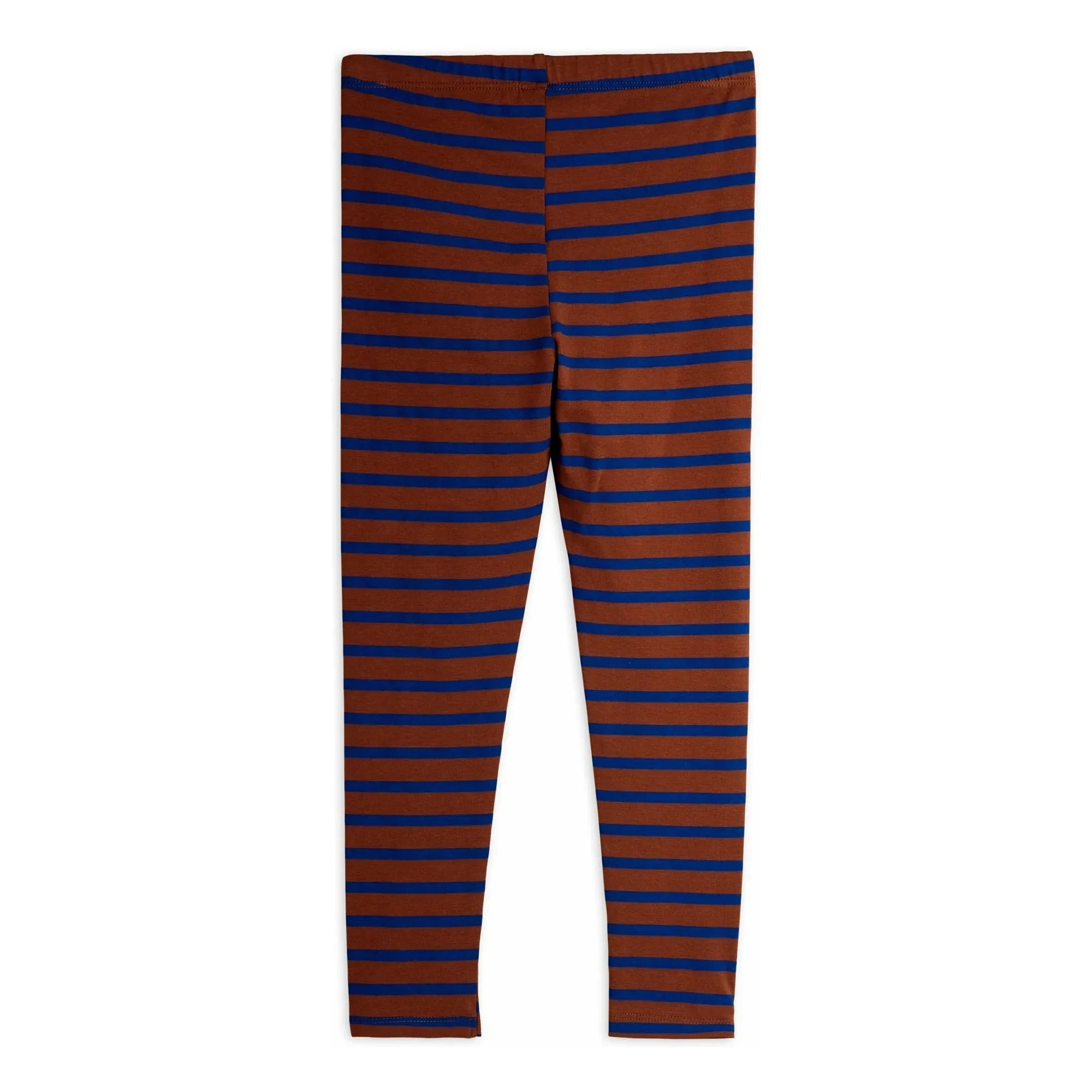 Mini Rodini - Leggings de Algodón Orgánico con Estampado de Pájaros | Marrón