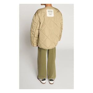 American Vintage - Vowbay Chaqueta Acolchada Repelente al Agua de Fibra Reciclada | Caqui