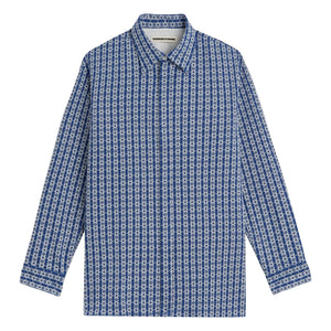 Homecore - Camisa Mykonos Shadow | Azul claro