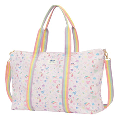Mimi & Lula - Bolsa de fin de semana Unicornio | Rosa pálido