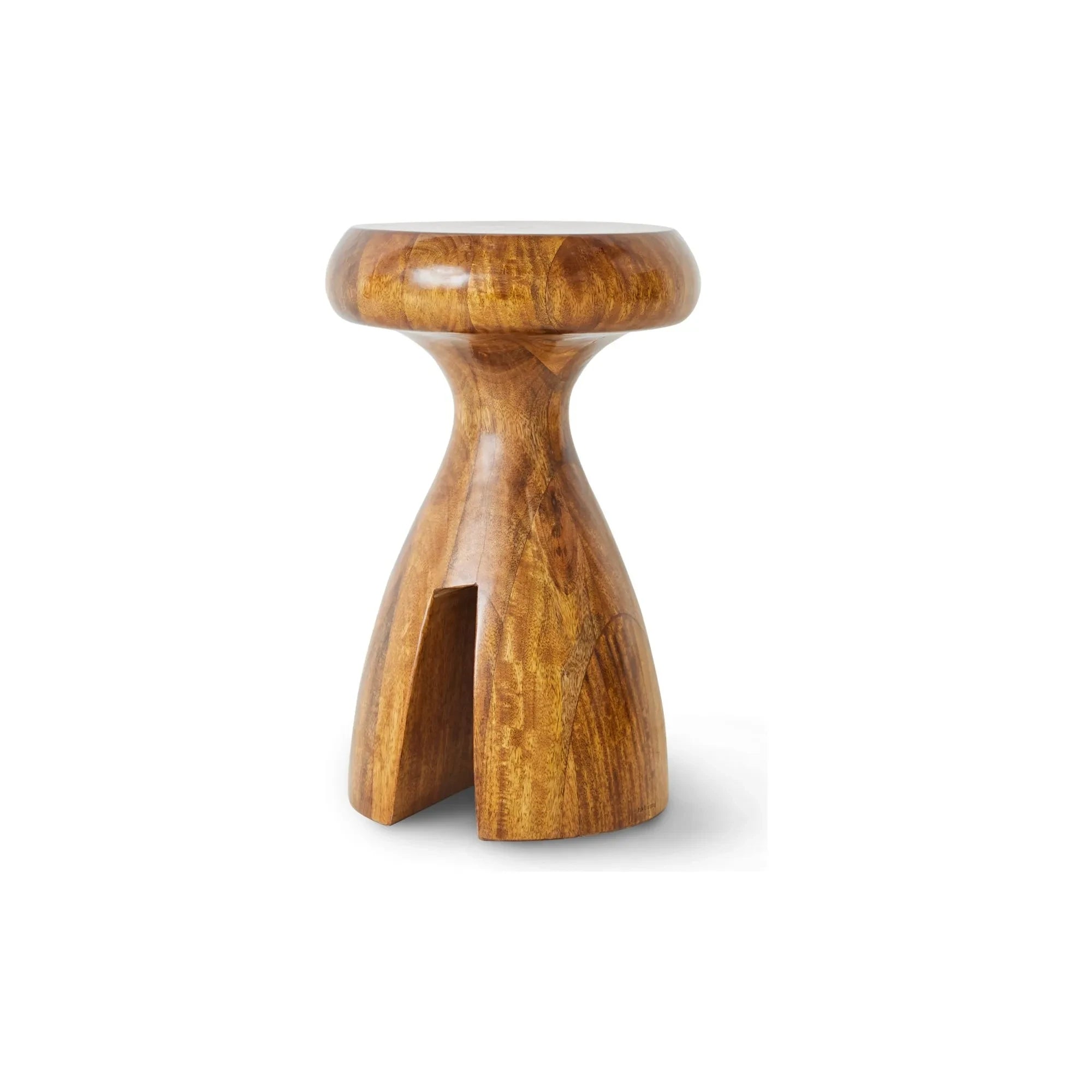 HKliving - Tabure de madera | Nogal