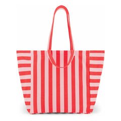 Rose in April - Bolso tote a rayas Elisa | Rojo