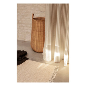 Ferm Living - Beyaz Chambray Duş Perdesi