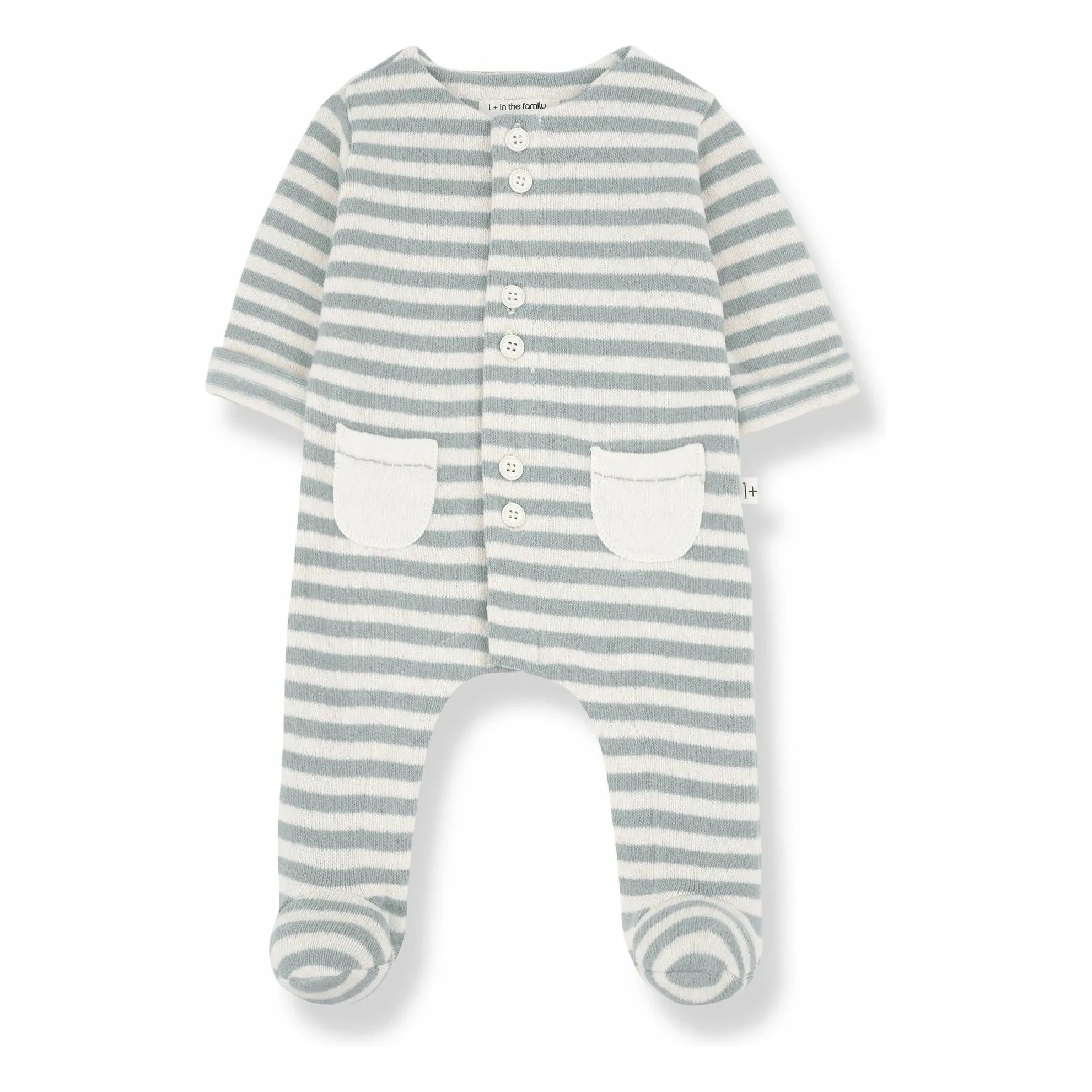 1+ en la familia - Conjunto de pijama Milo | Gris azulado