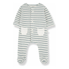 1+ en la familia - Conjunto de pijama Milo | Gris azulado