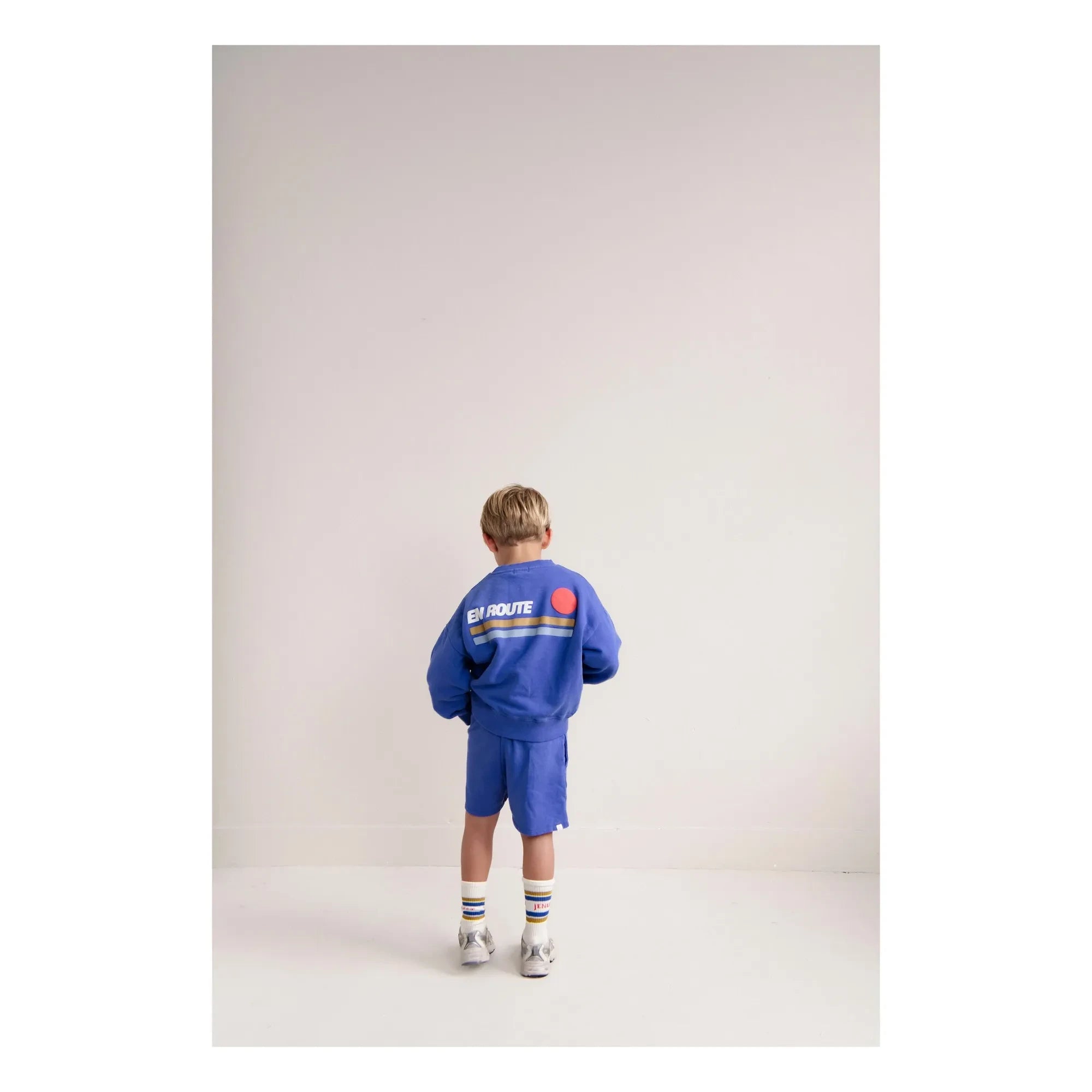 Jenest - Sudadera Jack Algodón orgánico | Cobalto