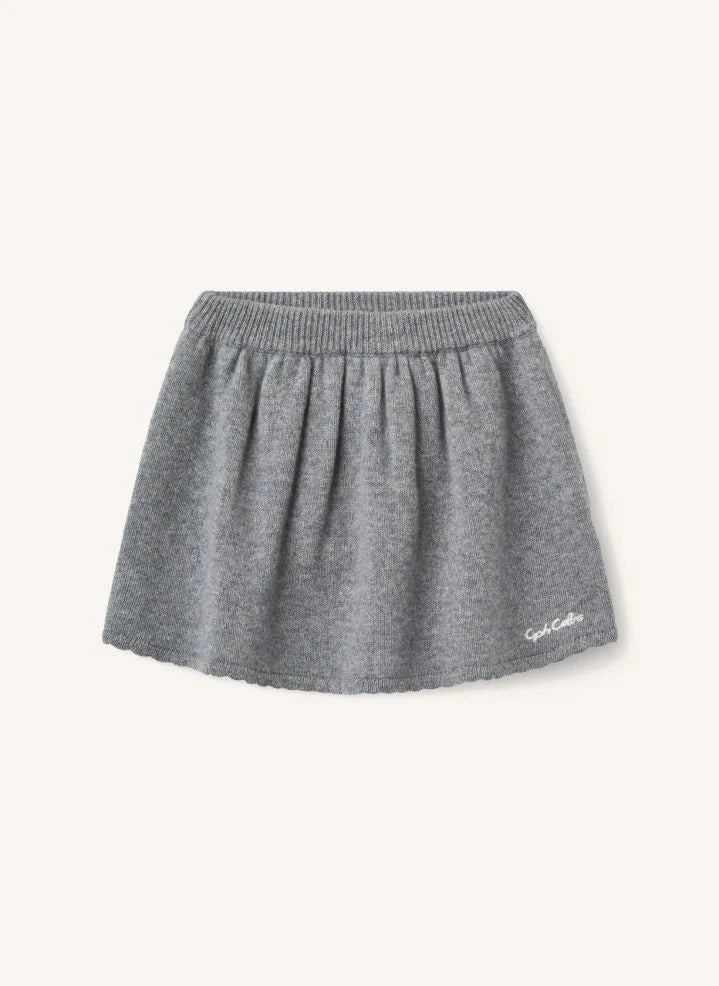 Copenhagen Colors - Falda de Lana y Cachemira | Gris