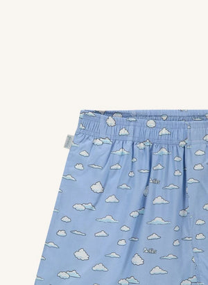 Pockies - "Clouds" Boxer Şort | Açık Mavi