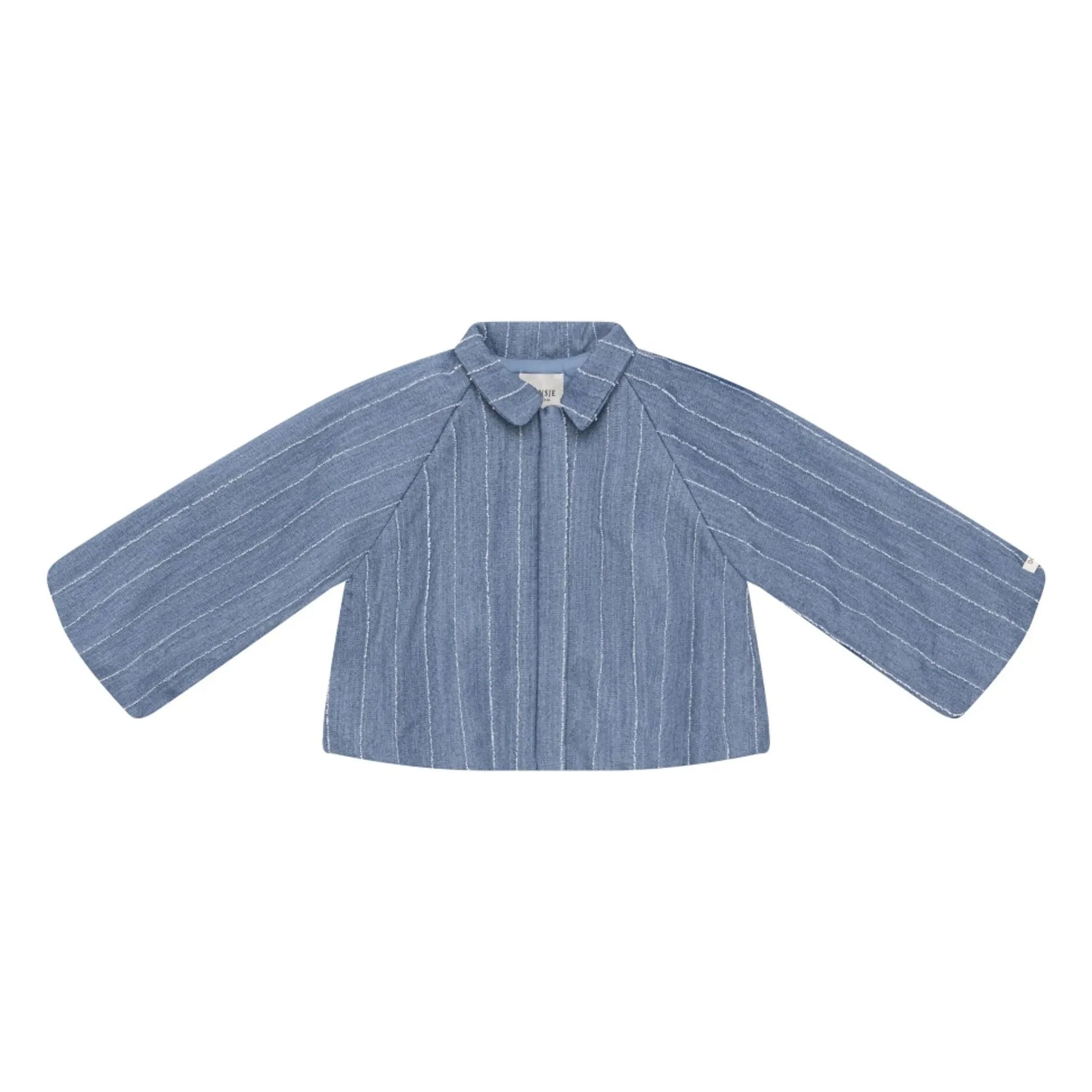 Donsje - Chaqueta de rayas Cyran | Azul vaquero
