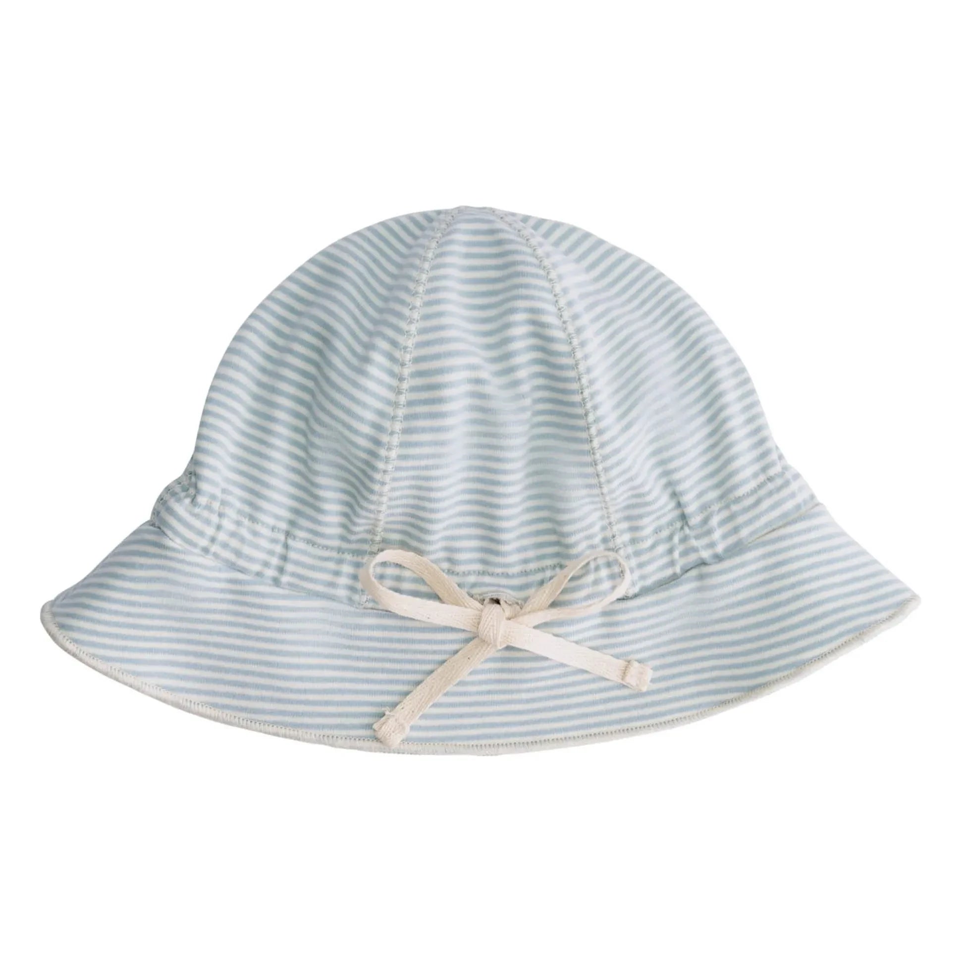 Gray Label - Gorro con nudo de algodón orgánico | Azul claro