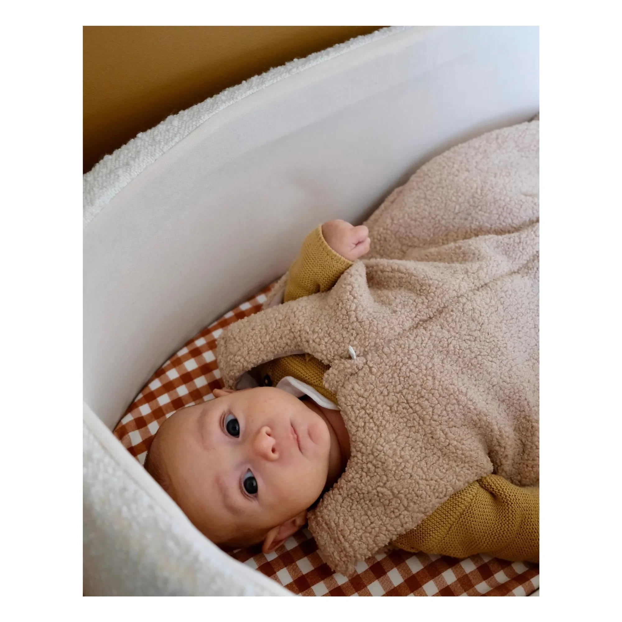 Tante Reine - Saco de dormir de algodón orgánico Teddy | Arena