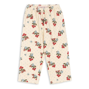 Konges Sløjd - Pantalones Chleo de Algodón Orgánico Cereza | Beige