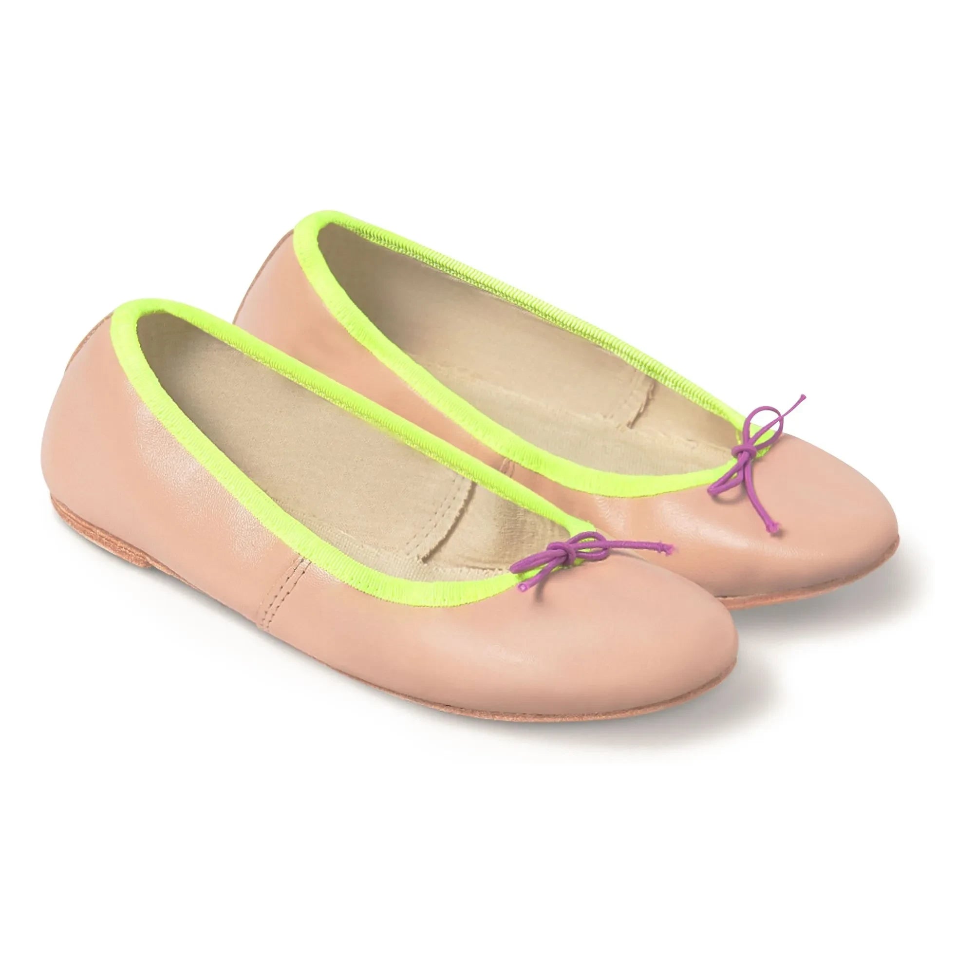 Cozmo - Zapatillas de ballet con detalle de lazo | Nude
